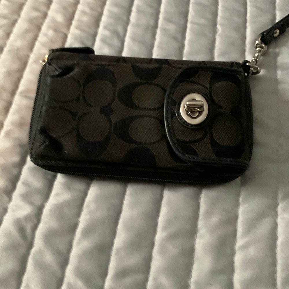 Coach wrist purse